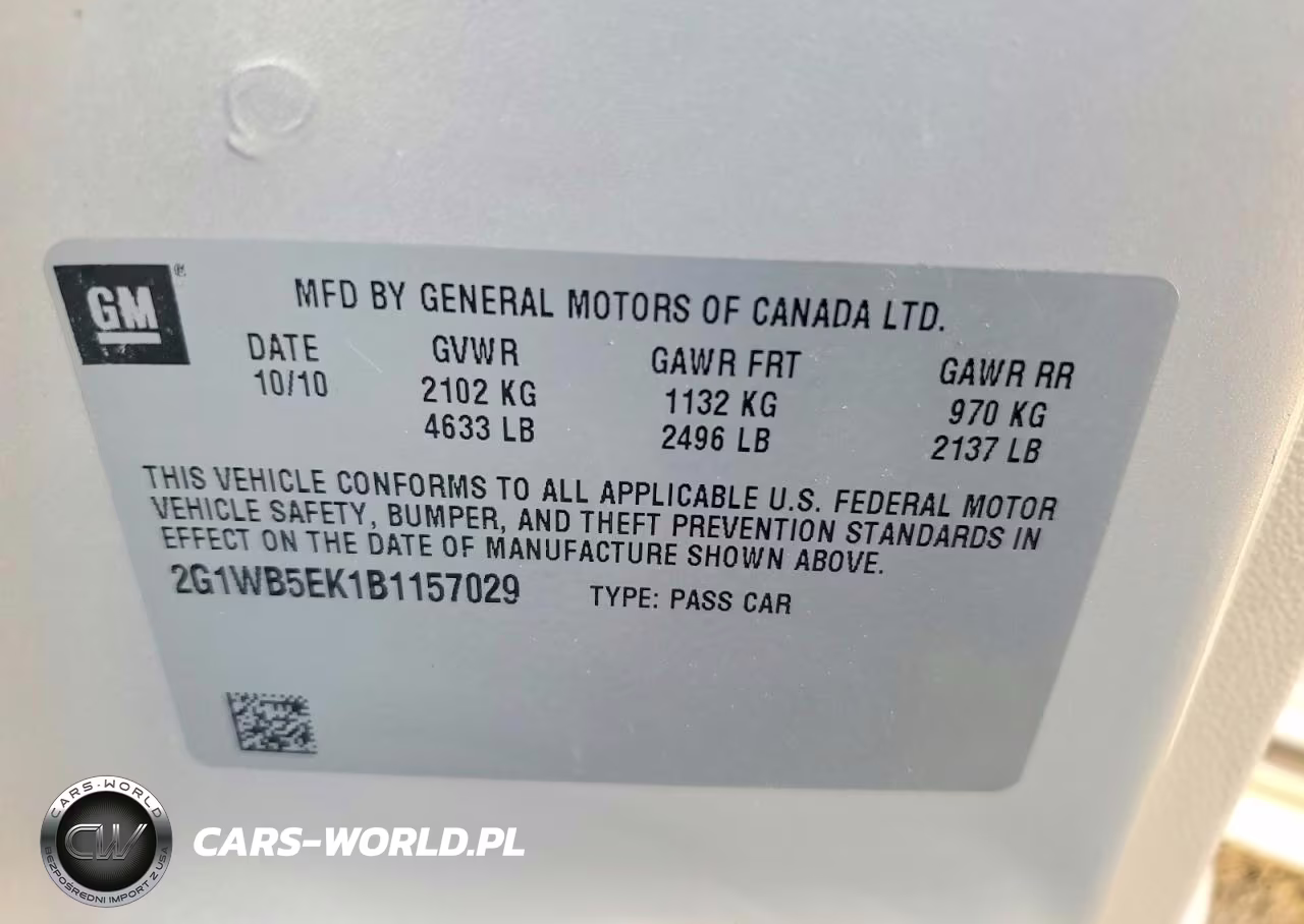 2011 Chevrolet Impala Lt VIN:2G1WB5EK1B1157029 - 12