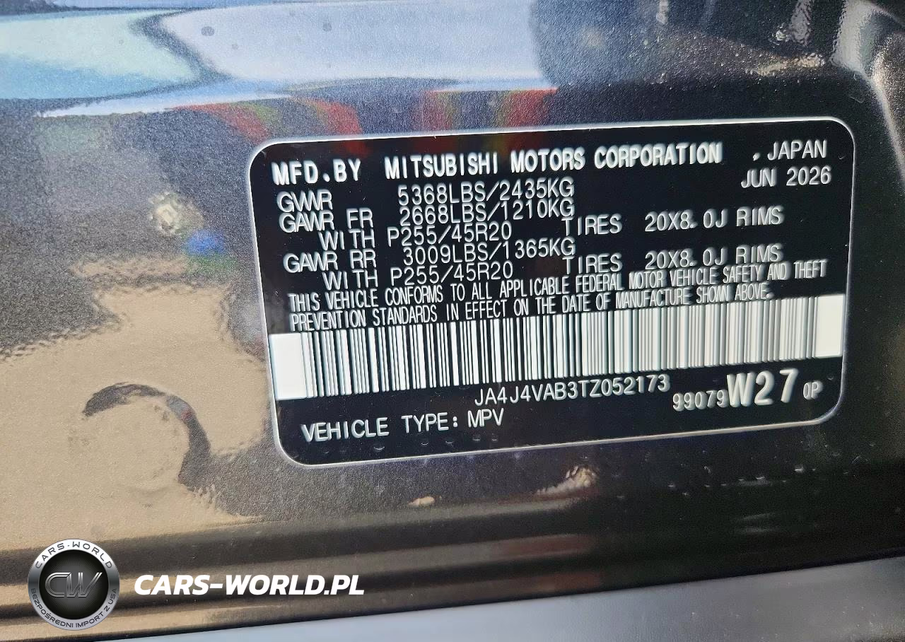 2026 Mitsubishi Outlander Se VIN:JA4J4VAB3TZ052173 - 13