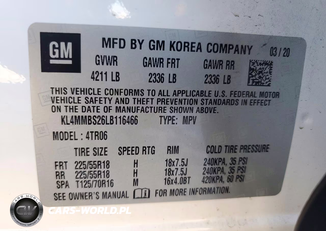 2020 Buick Encore Gx Preferred VIN:KL4MMBS26LB116466 - 13