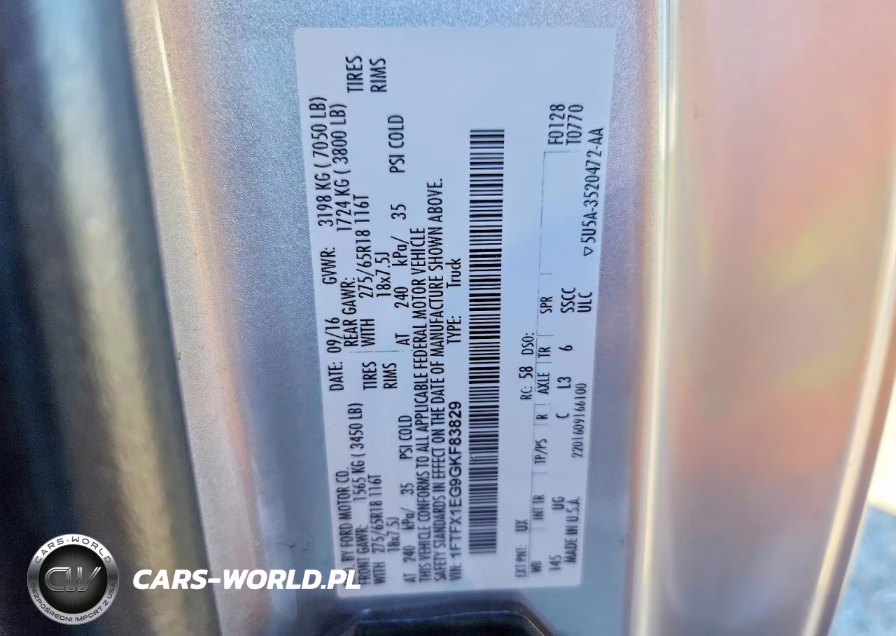 2016 Ford F150 Super Cab VIN:1FTFX1EG9GKF83829 - 12