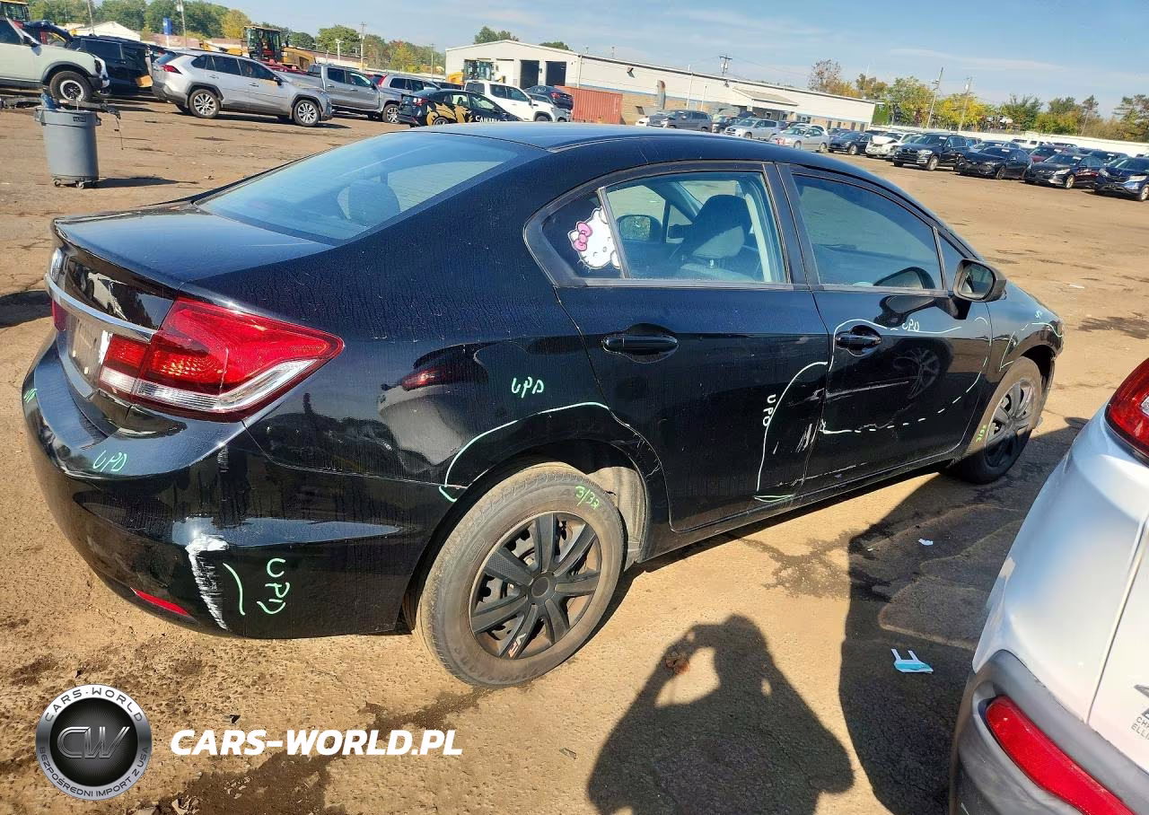 2015 Honda Civic Lx VIN:19XFB2F57FE296492 - 3