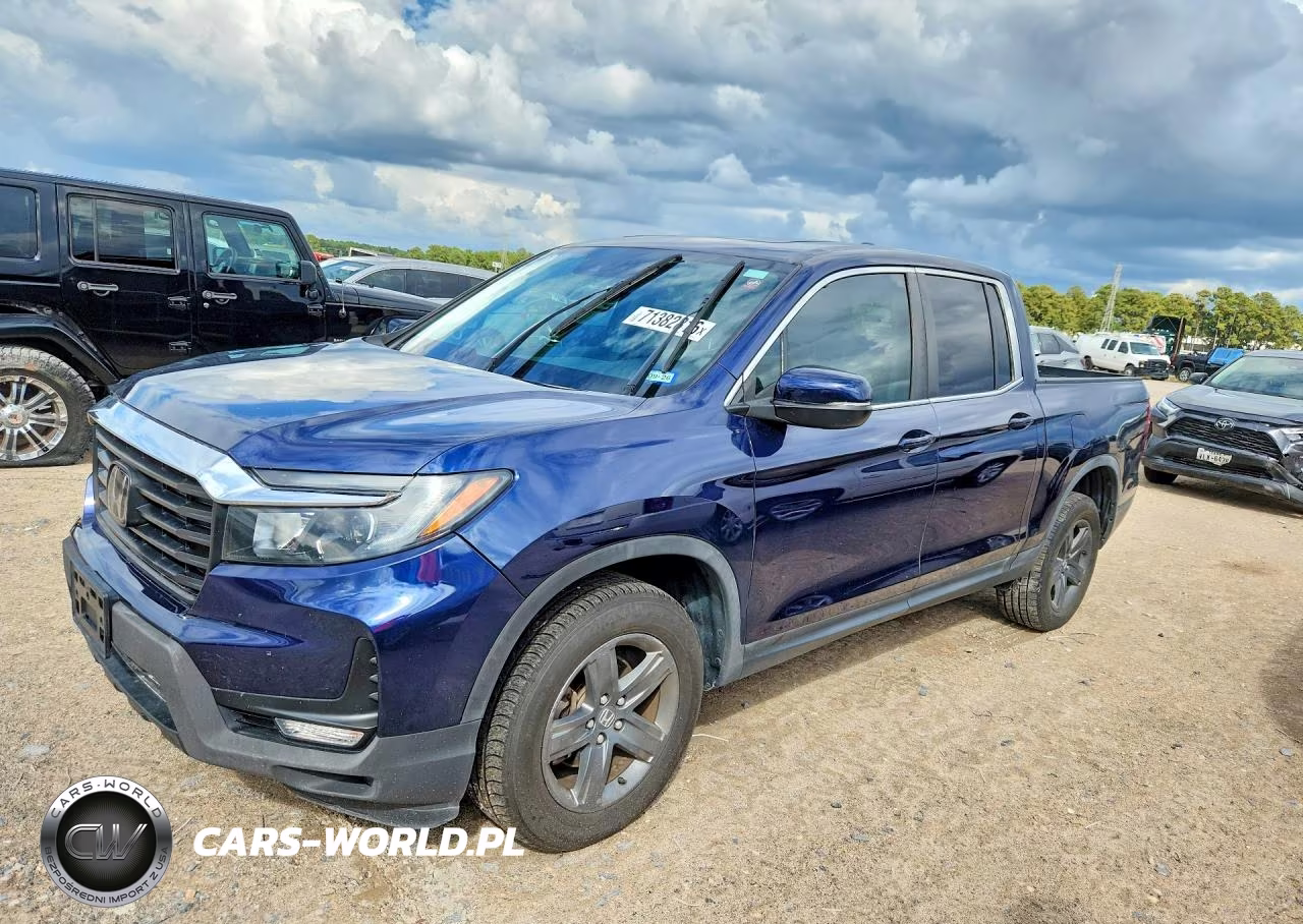 2022 Honda Ridgeline Rtl VIN:5FPYK3F5XNB030771 - 1
