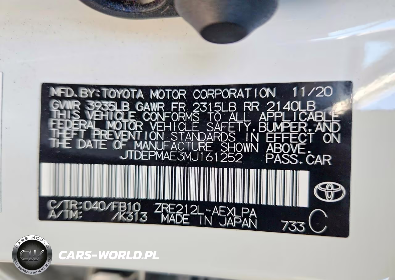 2021 Toyota Corolla Le VIN:JTDEPMAE3MJ161252 - 13