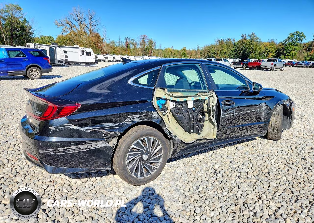 2021 Hyundai Sonata Hybrid Sel VIN:KMHL34JJ0MA034938 - 3