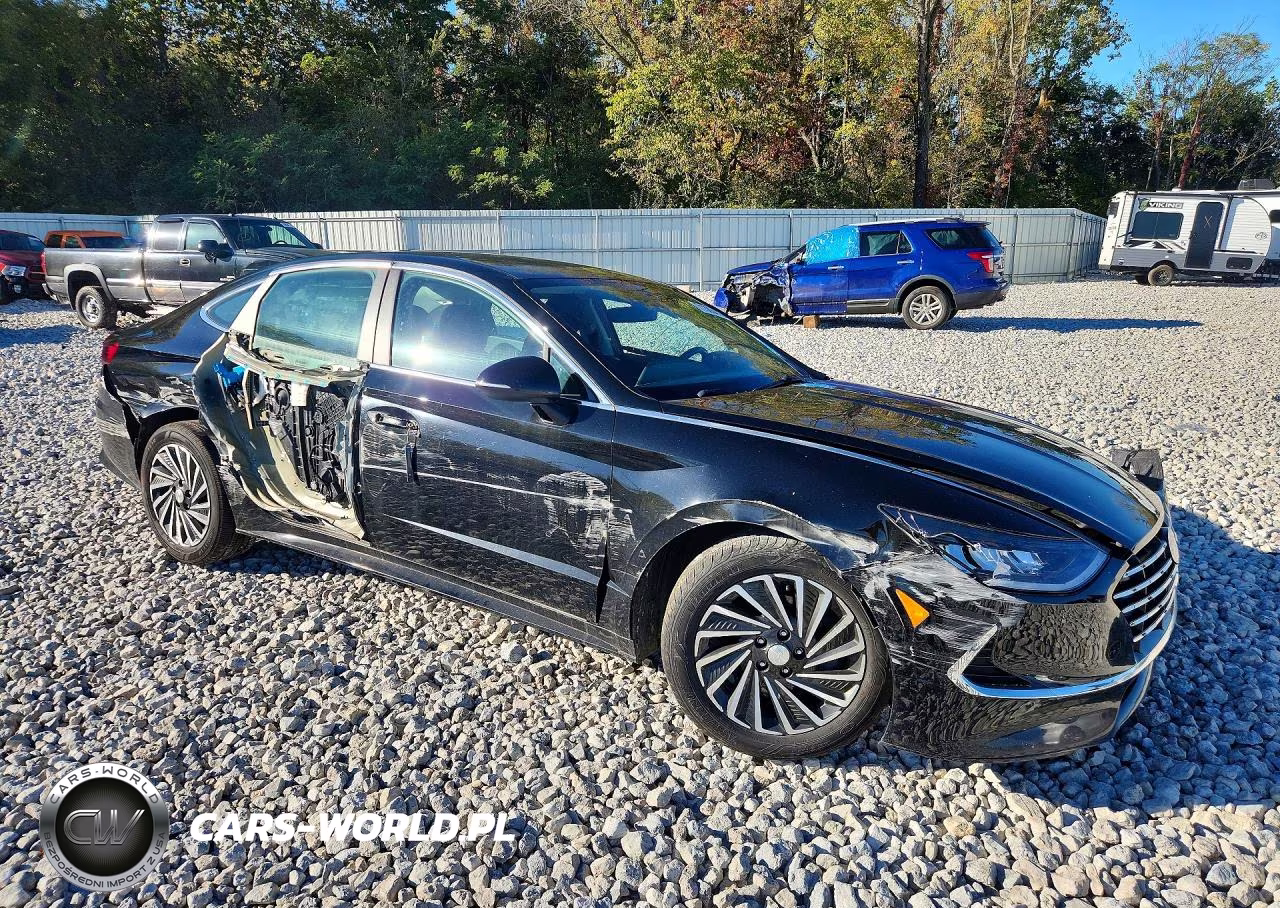 2021 Hyundai Sonata Hybrid Sel VIN:KMHL34JJ0MA034938 - 4