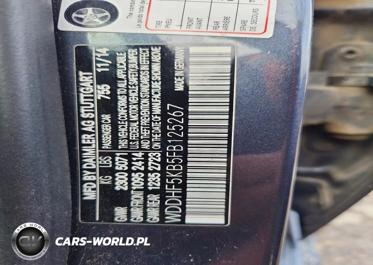 2015 Mercedes-Benz E 350 VIN:WDDHF5KB5FB125267 - 12