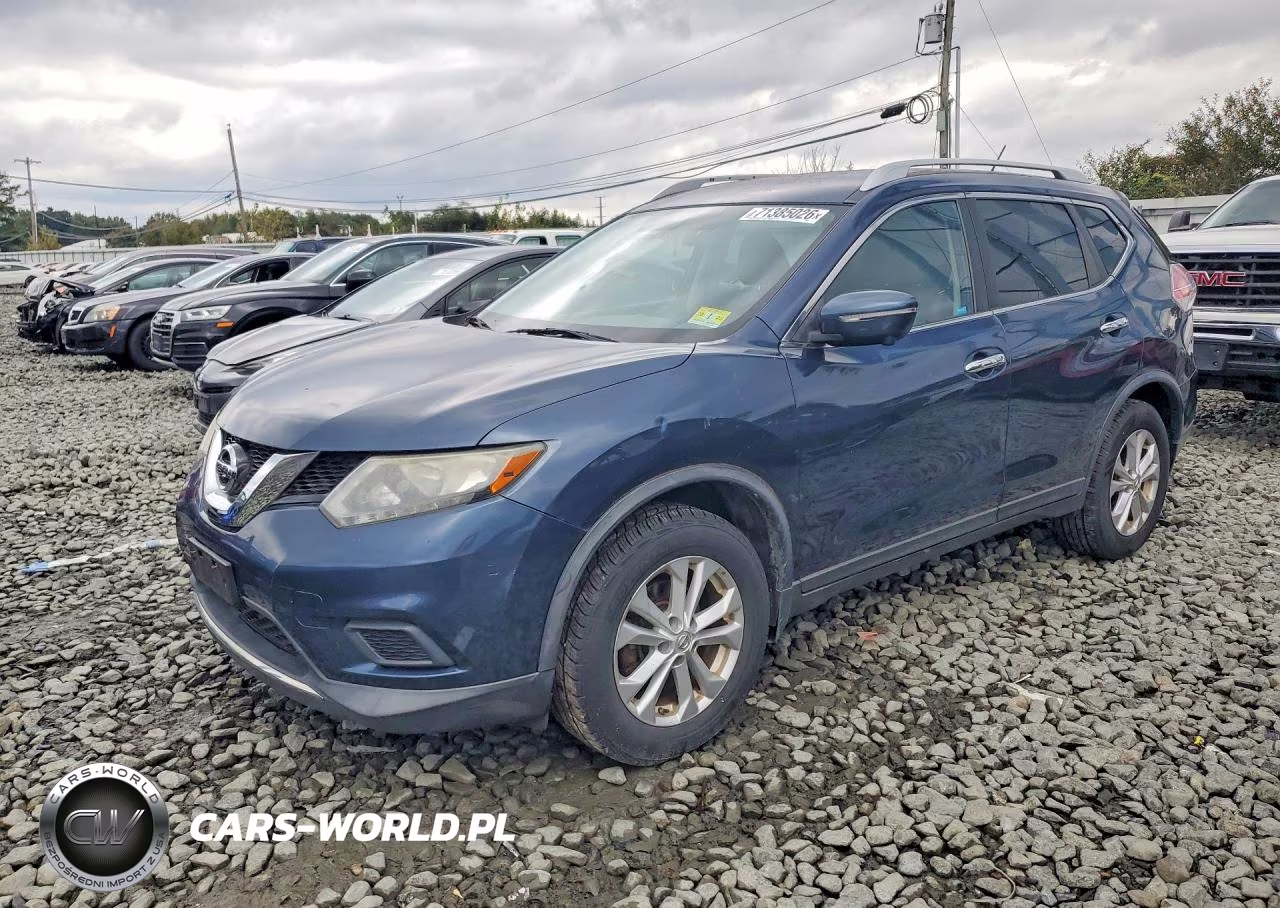 2015 Nissan Rogue VIN:KNMAT2MV2FP553813 - 1