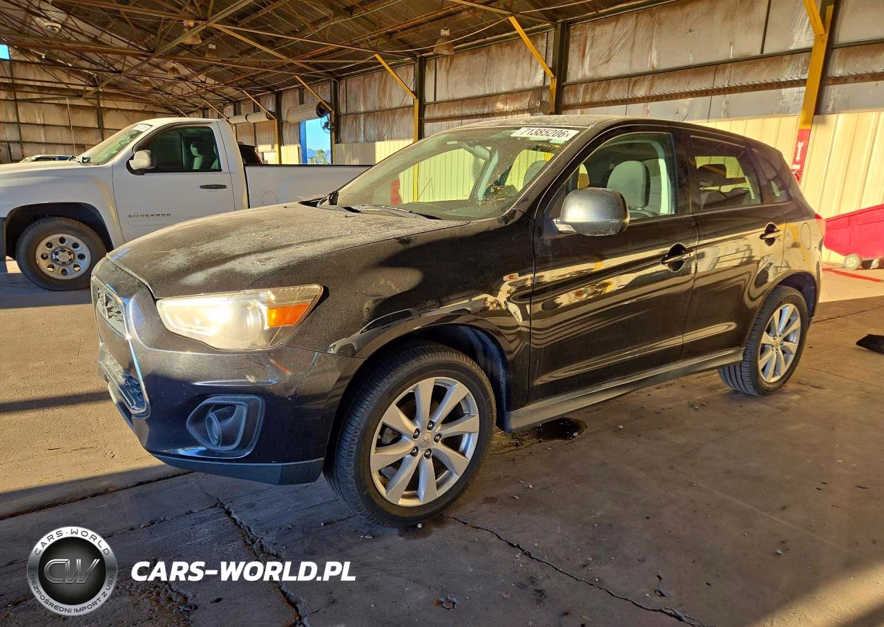 2013 Mitsubishi Outlander Sport Es VIN:4A4AP3AU9DE005279 - 1