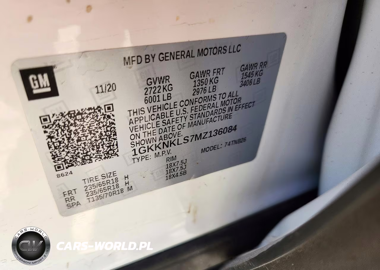 2021 GMC Acadia Sle VIN:1GKKNKLS7MZ136084 - 13