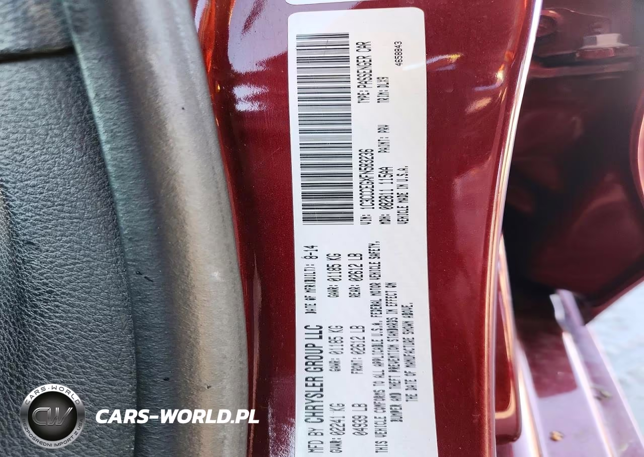 2015 Chrysler 200 C VIN:1C3CCCEGXFN583236 - 13