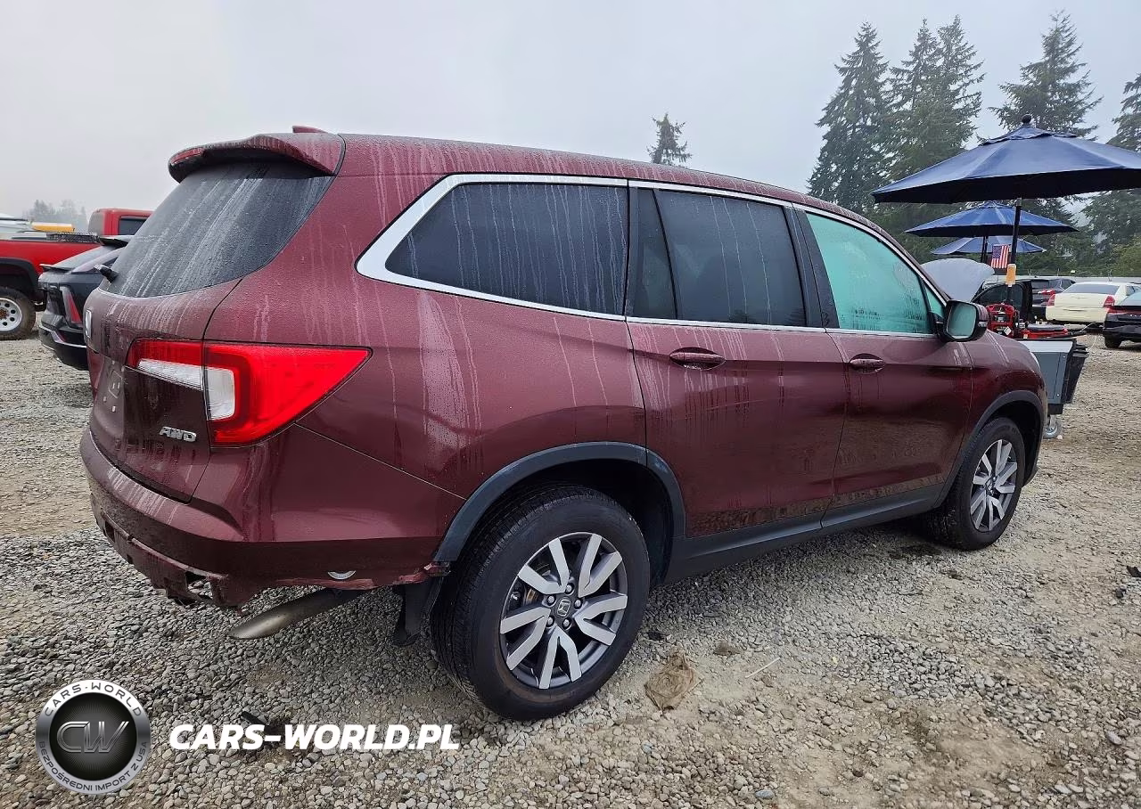 2021 Honda Pilot Exl VIN:5FNYF6H50MB098457 - 3