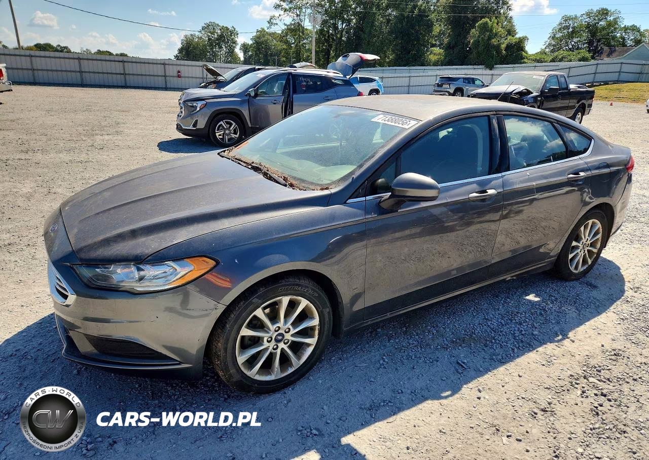 2017 Ford Fusion Se VIN:3FA6P0H76HR171733 - 1