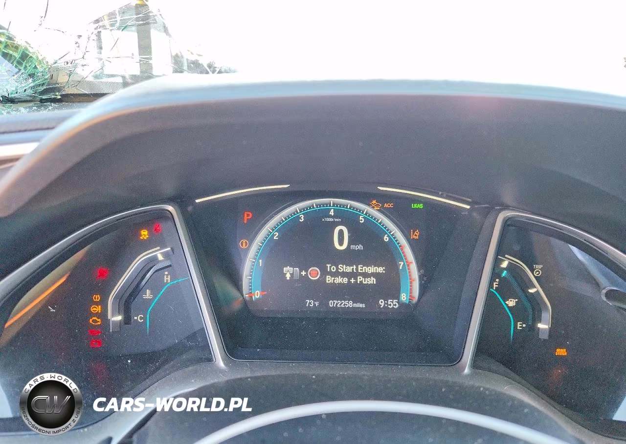 2020 Honda Civic Exl VIN:19XFC1F73LE015986 - 9