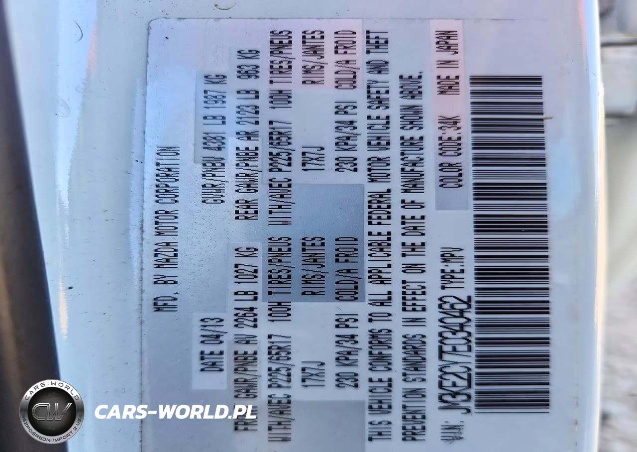 2014 Mazda Cx-5 Touring VIN:JM3KE2CY7E0340462 - 14