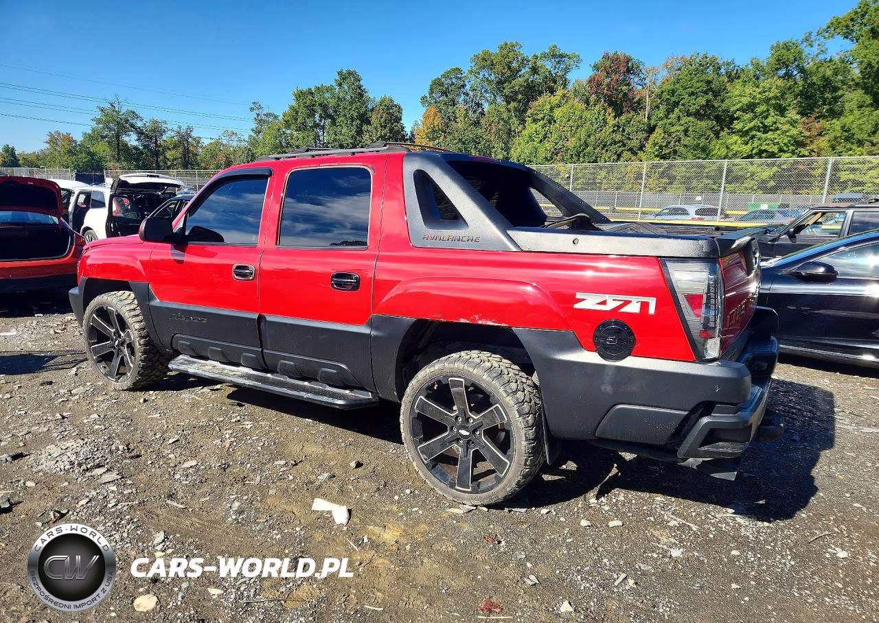 2003 Chevrolet Avalanche K1500 VIN:3GNEK13T83G183845 - 2