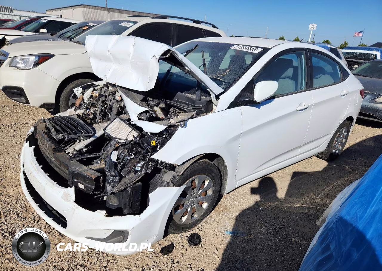 2017 Hyundai Accent Se VIN:KMHCT4AE6HU221379 - 1