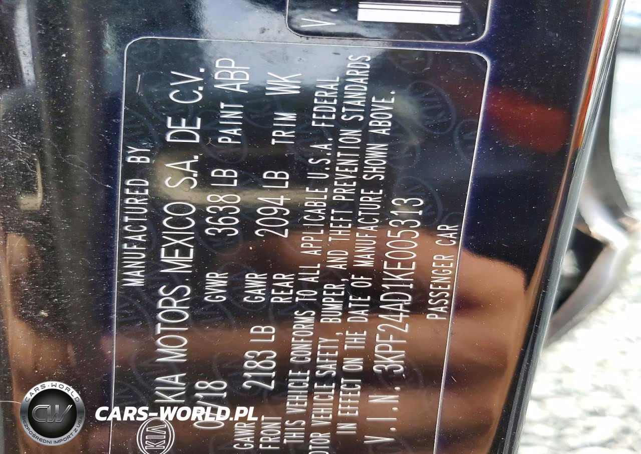 2019 Kia Forte Fe VIN:3KPF24AD1KE005313 - 12