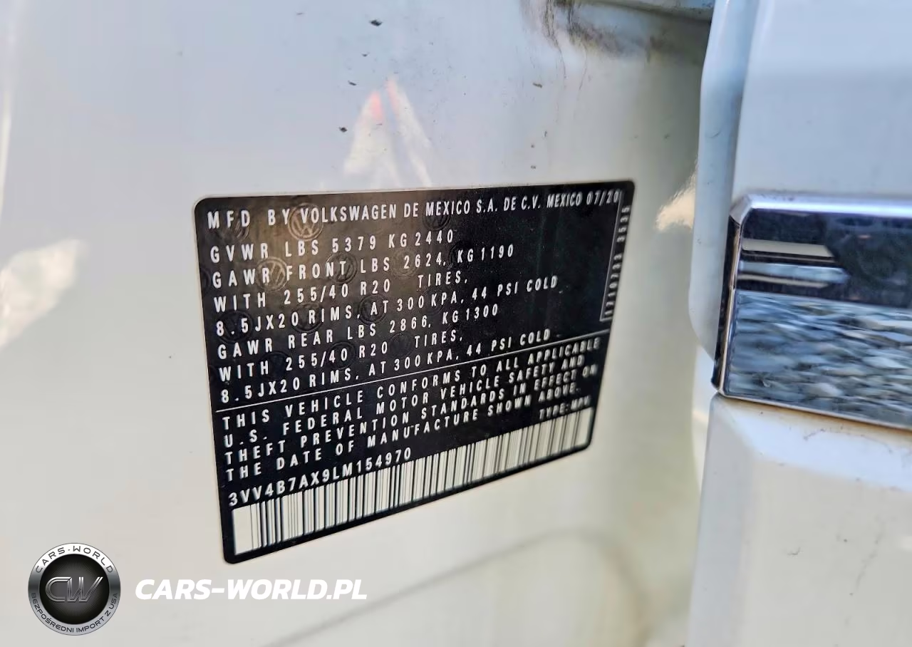 2020 Volkswagen Tiguan Sel Premium R-Line VIN:3VV4B7AX9LM154970 - 13