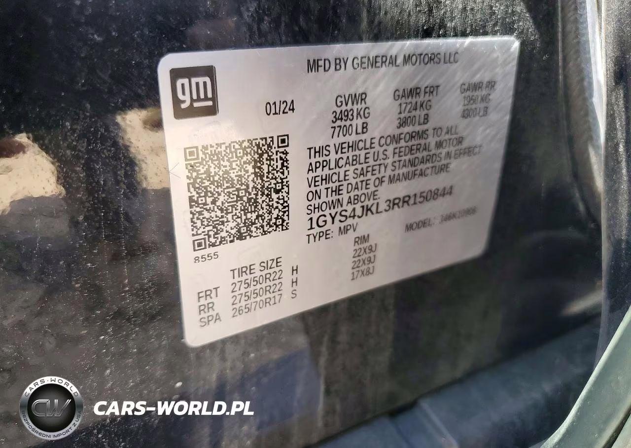 2024 Cadillac Escalade Esv Luxury VIN:1GYS4JKL3RR150844 - 14