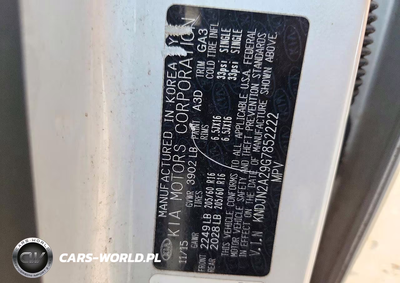 2016 Kia Soul Base VIN:KNDJN2A29G7852222 - 12
