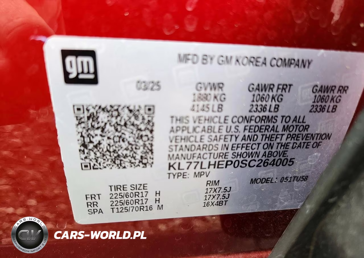 2025 Chevrolet Trax 1Lt VIN:KL77LHEP0SC264005 - 13