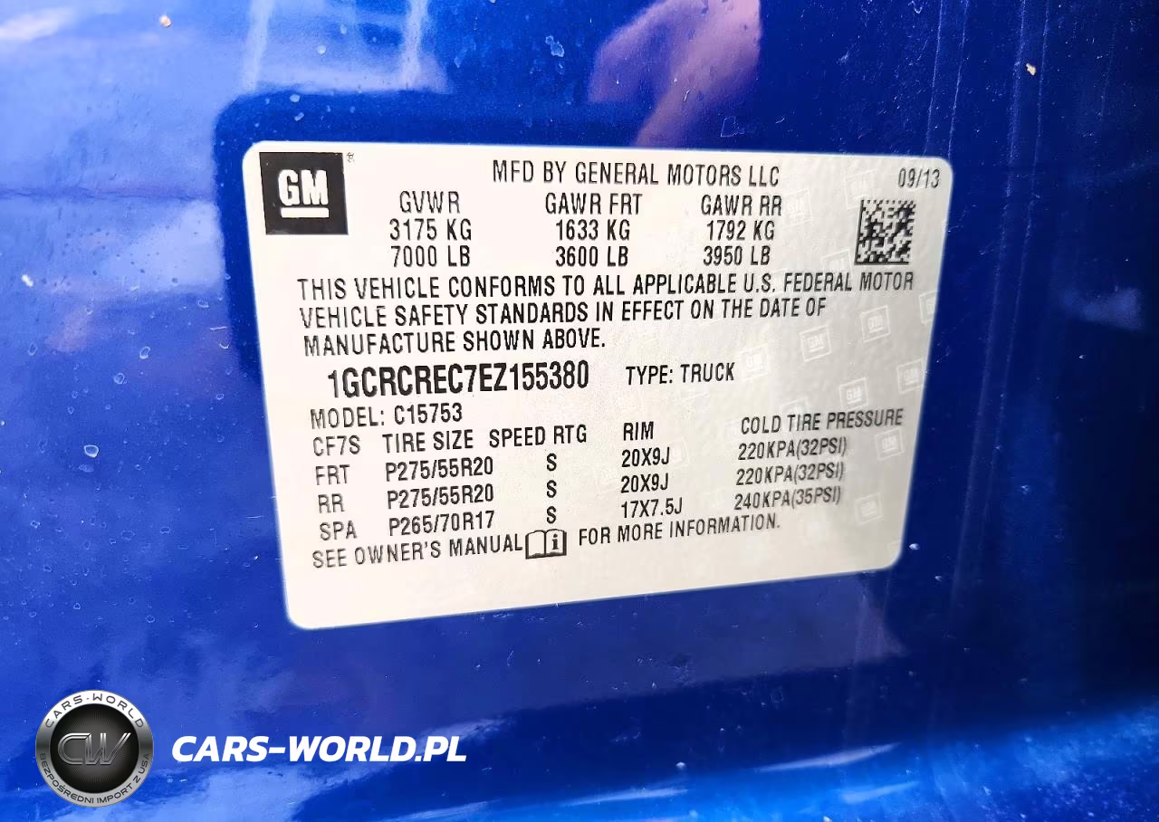 2014 Chevrolet Silverado C1500 Lt VIN:1GCRCREC7EZ155380 - 12