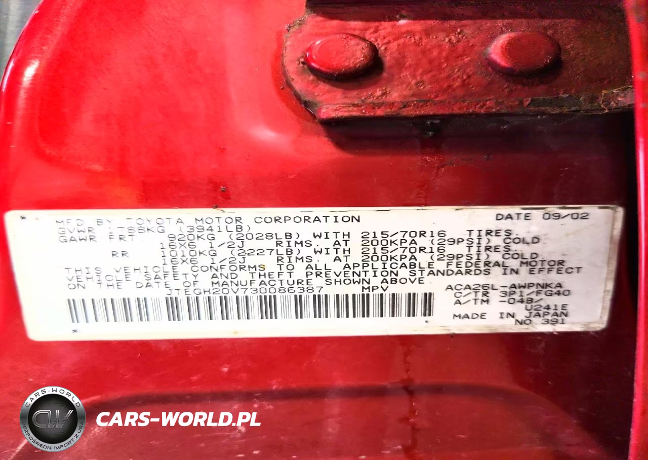 2003 Toyota Rav4 Base VIN:JTEGH20V730086387 - 12