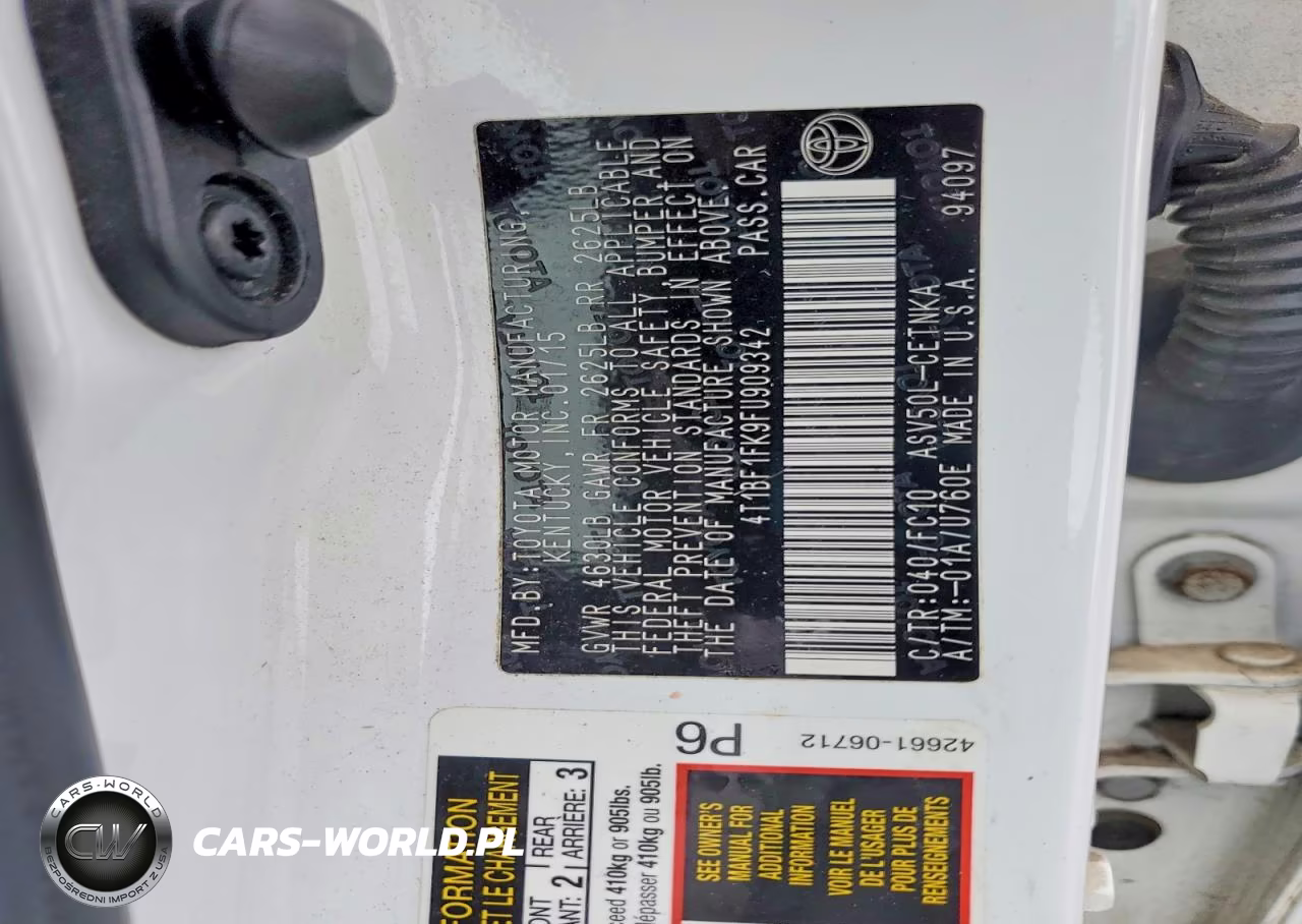 2015 Toyota Camry Le VIN:4T1BF1FK9FU909342 - 12