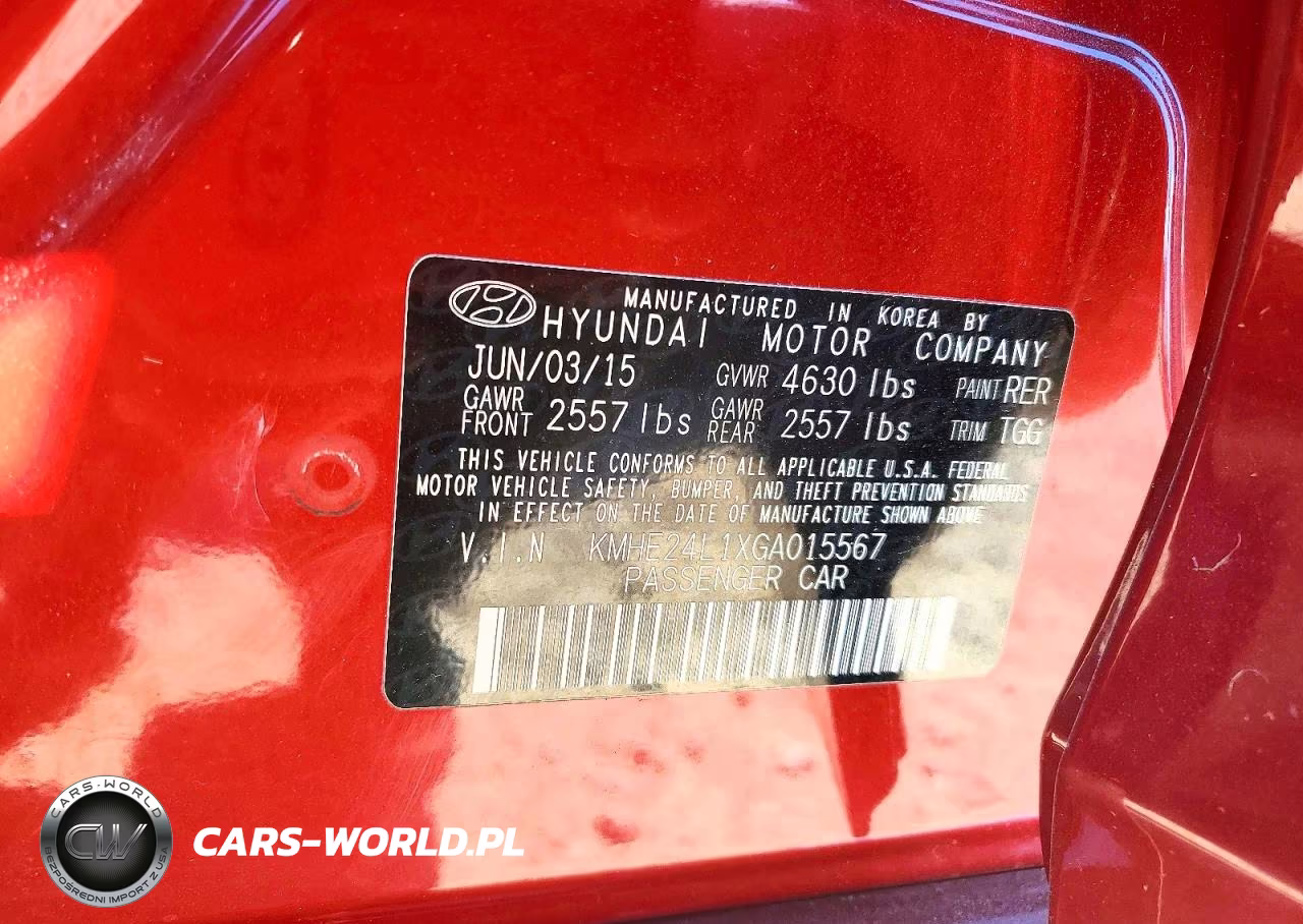 2016 Hyundai Sonata Hybrid Se VIN:KMHE24L1XGA015567 - 12