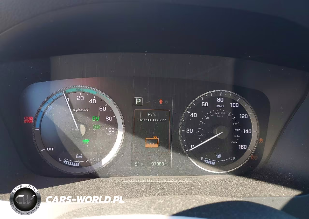 2016 Hyundai Sonata Hybrid Se VIN:KMHE24L1XGA015567 - 9