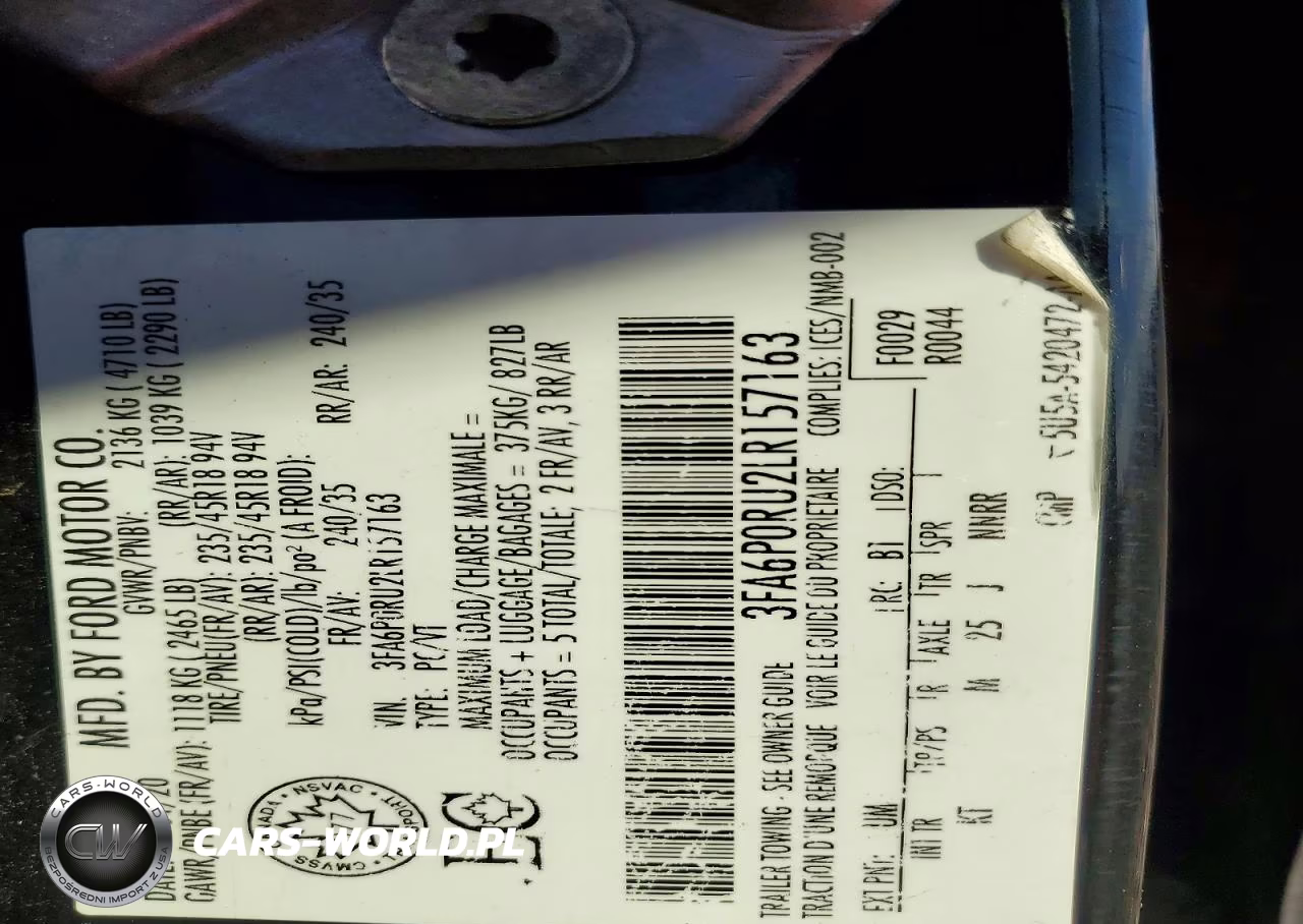2020 Ford Fusion Titanium VIN:3FA6P0RU2LR157163 - 13