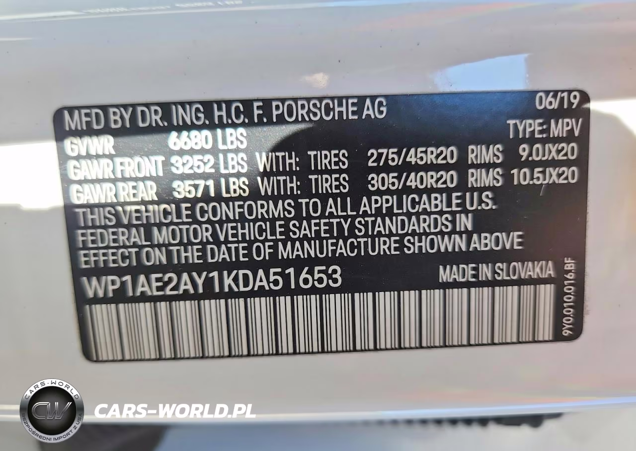 2019 Porsche Cayenne Se Hybrid VIN:WP1AE2AY1KDA51653 - 13
