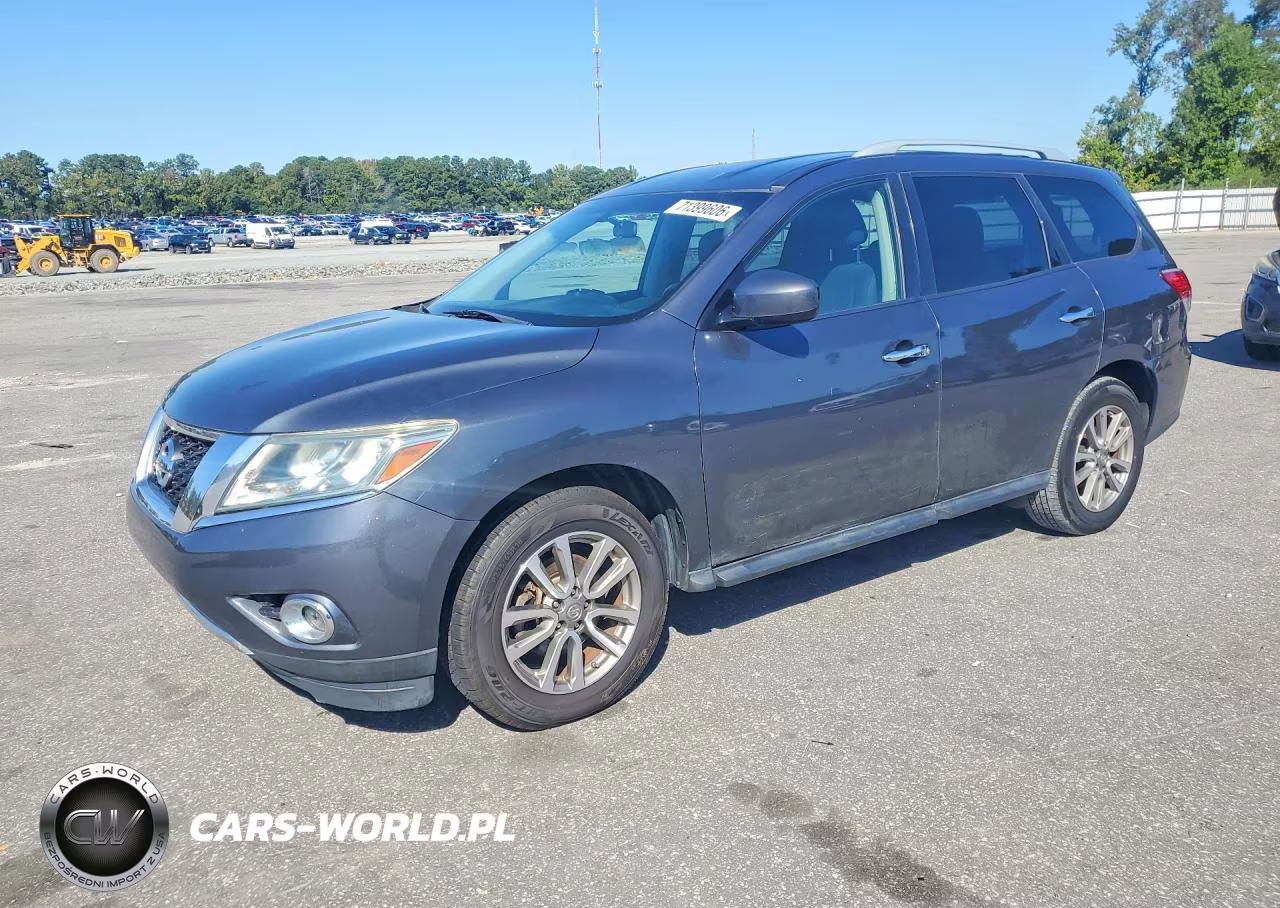 2014 Nissan Pathfinder Sv VIN:5N1AR2MNXEC682852 - 1