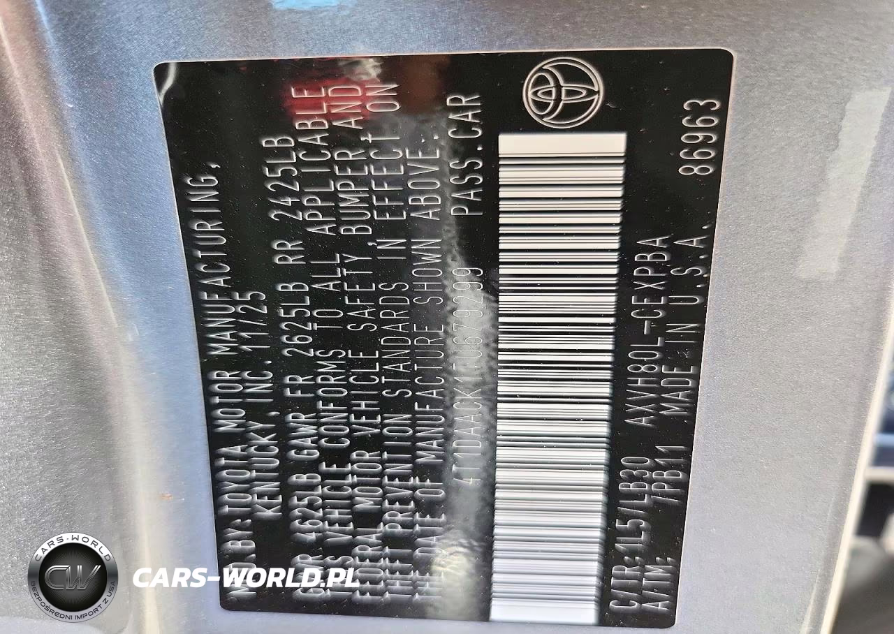 2026 Toyota Camry Xse VIN:4T1DAACK1TU679299 - 13