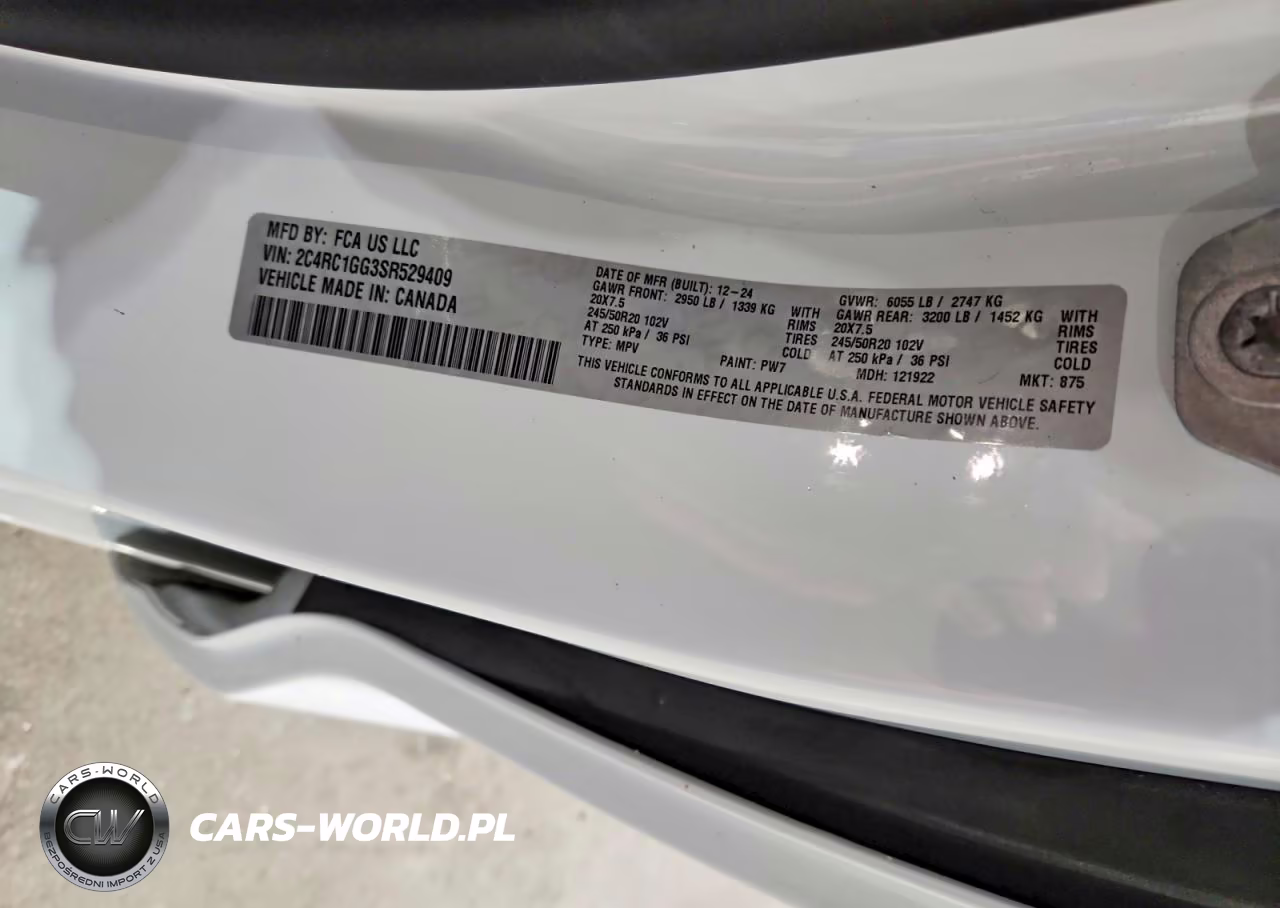 2025 Chrysler Pacifica Limited VIN:2C4RC1GG3SR529409 - 13