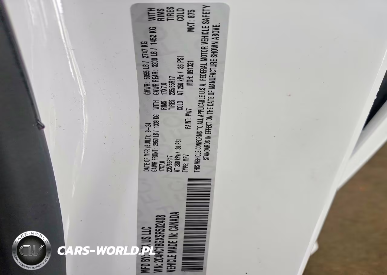 2025 Chrysler Pacifica Select VIN:2C4RC1BGXSR502408 - 13
