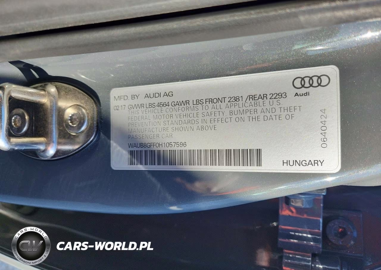 2017 Audi A3 Premium VIN:WAUB8GFF0H1057596 - 13