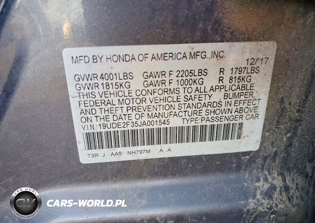 2018 Acura Ilx Base Watch Plus VIN:19UDE2F35JA001545 - 12