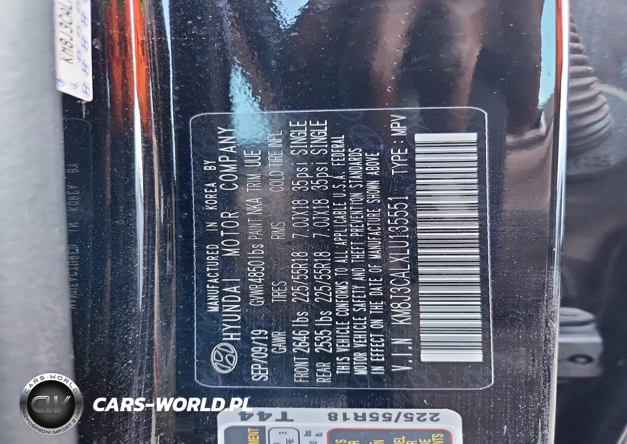 2020 Hyundai Tucson Ultimate VIN:KM8J3CALXLU135551 - 14