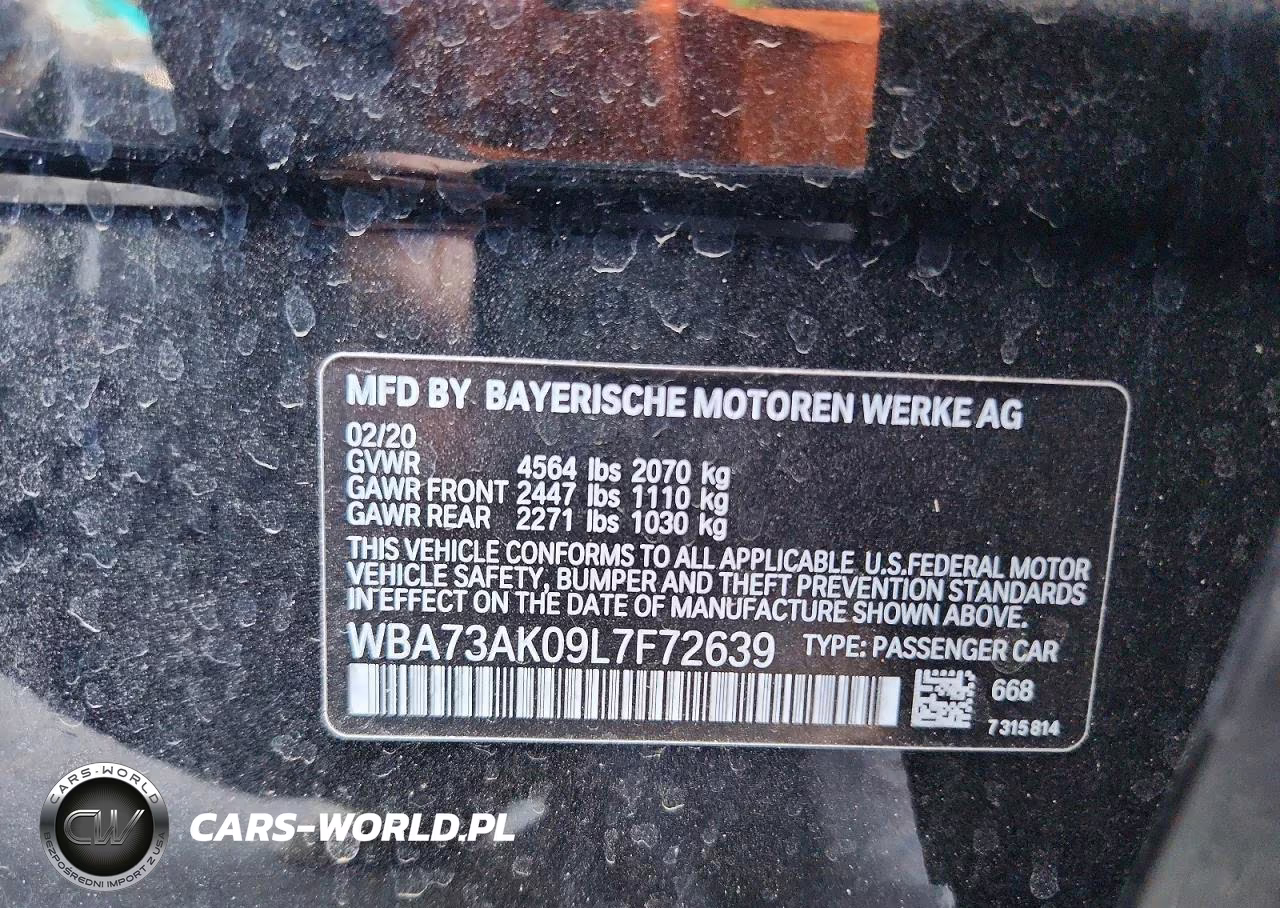 2020 BMW 228Xi VIN:WBA73AK09L7F72639 - 13
