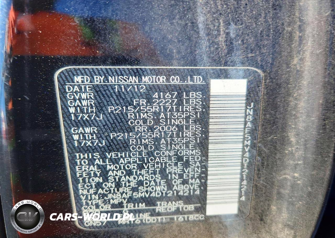 2013 Nissan Juke S VIN:JN8AF5MV4DT214214 - 13