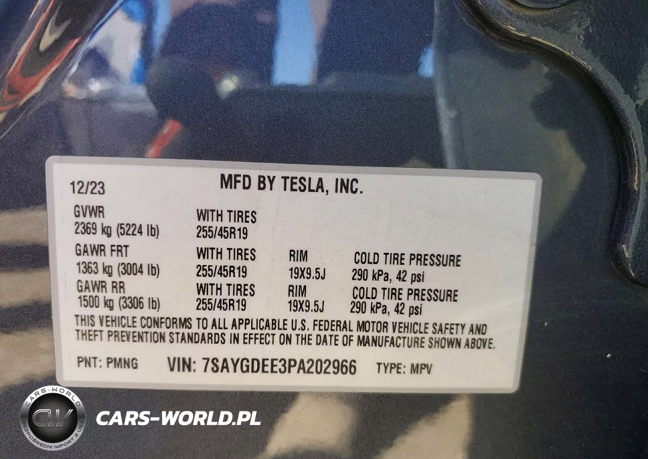 2023 Tesla Model Y VIN:7SAYGDEE3PA202966 - 12