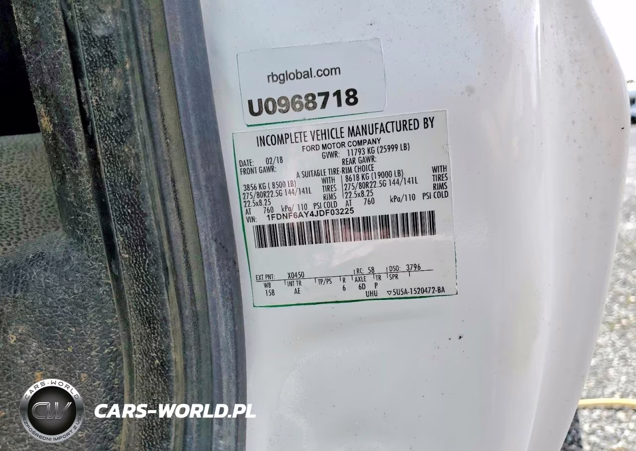 2018 Ford F650 Super Duty Dump Truck VIN:1FDNF6AY4JDF03225 - 11
