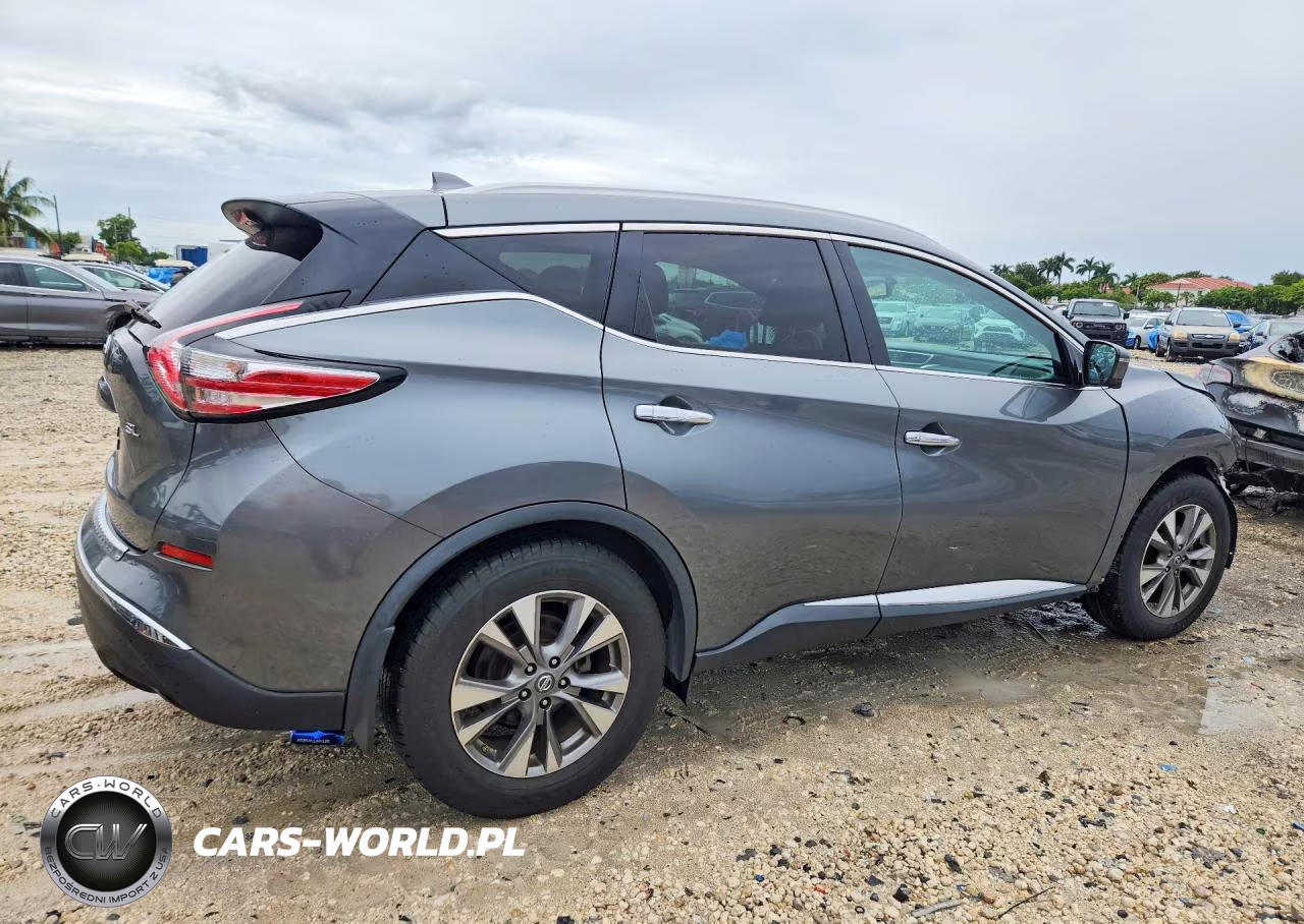 2017 Nissan Murano Sl VIN:5N1AZ2MG8HN147609 - 3