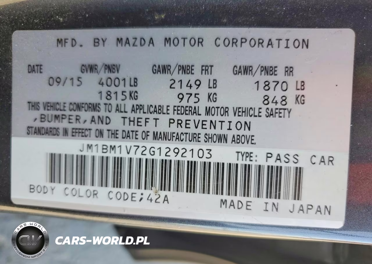 2016 Mazda 3 Touring VIN:JM1BM1V72G1292103 - 12