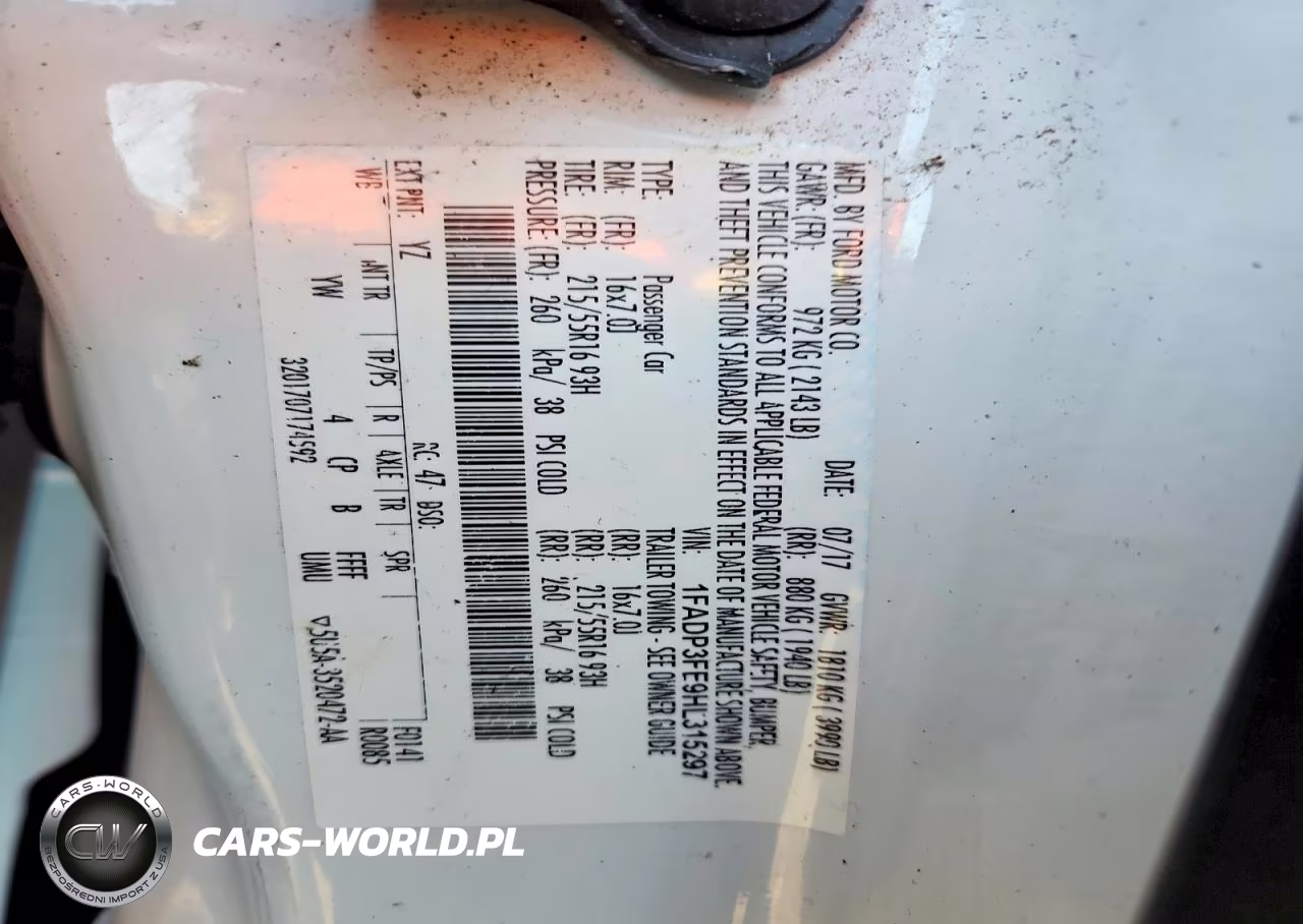 2017 Ford Focus Se VIN:1FADP3FE9HL315297 - 12