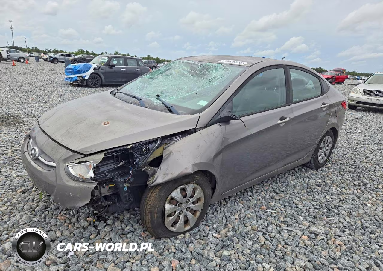 2017 Hyundai Accent Se VIN:KMHCT4AE2HU376043 - 1