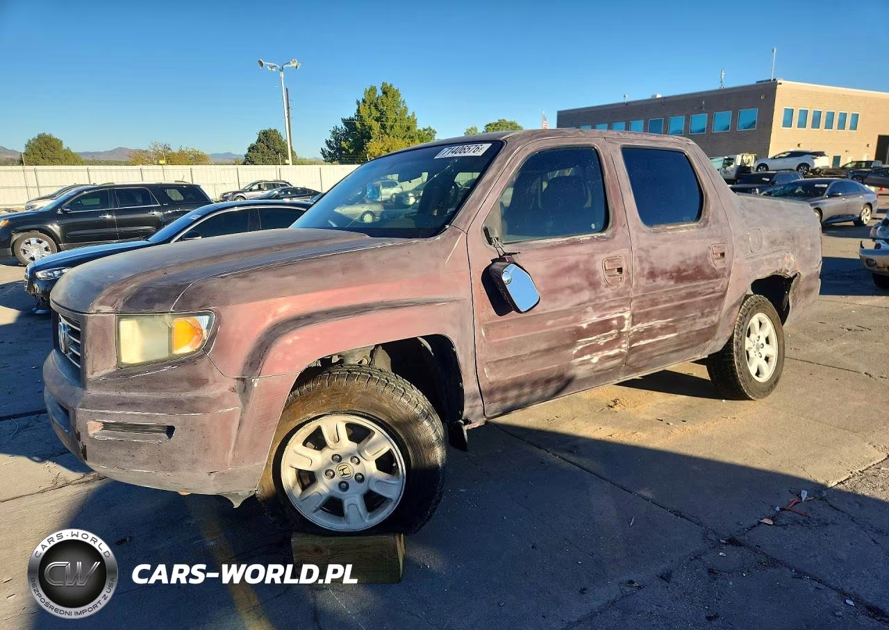 2007 Honda Ridgeline Rtl VIN:2HJYK16527H536388 - 1