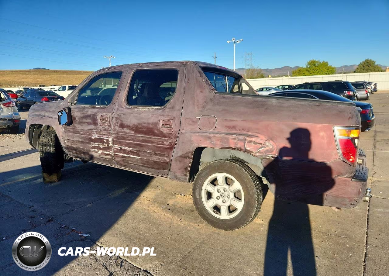 2007 Honda Ridgeline Rtl VIN:2HJYK16527H536388 - 2