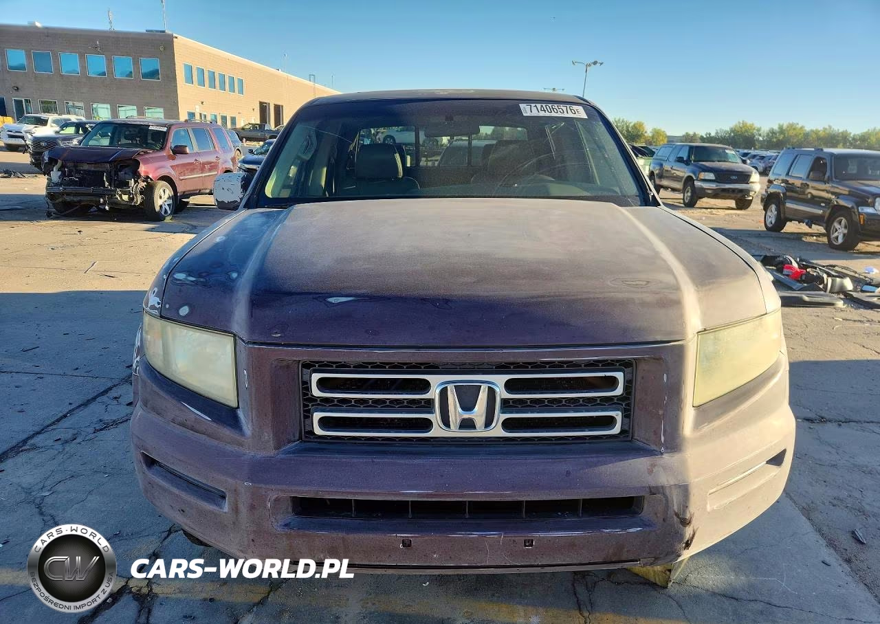 2007 Honda Ridgeline Rtl VIN:2HJYK16527H536388 - 5